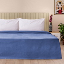 Soft Maris Tek Kişilik Pike - Lacivert - 160x220 Cm Çok Renkli