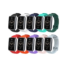 Xiaomi Uyumlu Mi Band 7 Pro Kordon Spor Silikon Kordon Mix 70