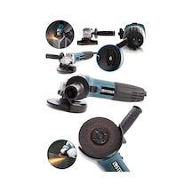 Alman 2400 W 125mm Professional 6 Kademe Devir Ayarlı Avuç İçi Taşlama Makinesi