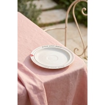 Cuore Porselen Tabak - 21 Cm Beyaz