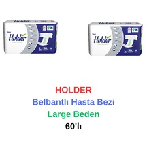 Holder - Belbantlı Hasta Bezi Large Beden 60'lı L