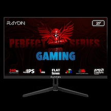 Raydın Ec27dfı-240hz, 27", 1ms, 240hz, Full Hd, Hdmı, Dp, Ips Led, Flat, Frameless, Freesync Gaming Raydın Ec27dfı-240hz, 27", 1ms, 240hz, Full Hd, Hdmı, Dp, Ips Led, Flat, Frameless, Freesync Gaming
