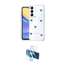 Cep 20-26 Samsung Uyumlu Galaxy A34 5g Kılıf Yörünge Form İkili Koruma Seti Najmaddin Desen 8