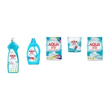 Aquabor Doğal Mineralli Elde Bulaşık + Sıvı Renkliler + 4 Kg Renkliler + Tablet + 4 Kg Beyaz 5 Li Set 0.75 LT - 2.5 LT - 12 KG 33721349