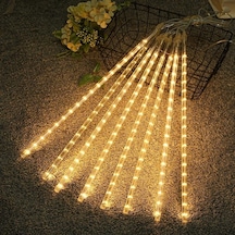 Buffer Meteor Led Işık Seti, Sarı Renk, Usb Güç Kaynağı, 9'lu Plastik Tüp, Asmalı Dekoratif Bahçe Ve Dış Mekan Aydınlatması Sku: Smgstk7146de343e .
