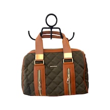Just Polo Kadın Silindir Model El Ve Omuz Çantası Oztjp4107 Yeşil Taba Yeşil - Taba