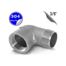 Paslanmaz Çelik 304 Kalite 3/8" Kuyruklu Dirsek