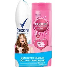 Rexona Shower Fresh Kadın Sprey Deodorant 150 ML + Elidor Şampuan 200 ML Rexona Shower Fresh Kadın Sprey Deodorant 150 ML + Elidor Şampuan 200 ML