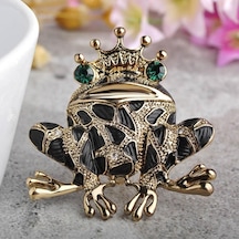 Blucome Canlı Kurbağa Taç Broş Kadın Erkek Çocuklar Emaye Sapo Broş Elbise Dekorasyon Kristaller Broş Başörtüsü Eşarp Aksesuarları Siyah Blucome Canlı Kurbağa Taç Broş Kadın Erkek Çocuklar Emaye Sapo Broş Elbise Dekorasyon Kristaller Broş Başörtüsü Eşarp Aksesuarları Siyah