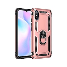 Xiaomi 9a Rose Gold Panther Yüzüklü Silikon Orijinal Esnek İnce Geliştirilmiş Dayanıklı Darbe Karşıtı Koruyucu Yeni Tasarım Xiaomi 9a, Rose Gold Sku: Zeusb09795fb6p