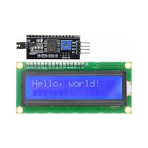 Devredünyası-16X2 Lcd Ekran - I2C Lehimli Mavi Display