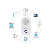 Alpsmart As816eu Akıllı Wifi Priz - Zaman Ayarlı 16a 55894706