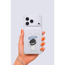 iPhone Uyumlu 17 Pro Max Kartlıklı Oreo Desenli Kılıf Mh-hs9909-5133