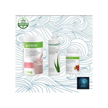 Herbalife Formül 1 Besleyici Shake Karışımı 500 G + Çay Ve Bitki Ekstreli Aromalı İçecek Tozu Şeftali Aromalı 51 G + Herbal Aloe Konsantre İçecek 473 Ml Şeftalisade3lüset1abç
