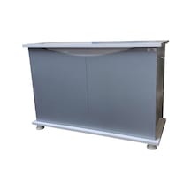 Kanki Pet 100 Cm Mdf Kp1004025gr Flex Gri Kapaklı Akvaryum Sehpası 100x40x69 Cm