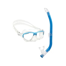 Cressi Moon Maske - Top Şnorkel Çocuk Seti Blue Çok Renkli