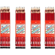 Faber-castell Kurşun Kalem Köşeli Mercanlı - 48 Adet