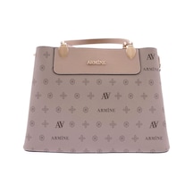 Armine 206 Kadın Omuz Kol Çantası ARMİNE-206-R9033 Vizon