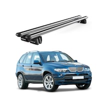 Pençe Bmw X5 2003-2007 Uyumlu Gri Ara Atkı 135cm Port Bagaj Tavan Barı