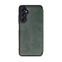 Newface Samsung Galaxy A15 4g Kılıf Flip Cover - Koyu Yeşil