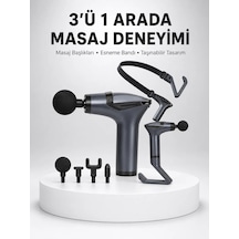 Titreşimli Şarjlı Masaj Aleti 3in1 Fonksiyonel Çok Amaçlı Model Yeni Nesil Diğer