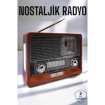 Mey İthalat Nostaljik Radyo Usb,aux Ve Sd Kart Girişli Bluetooth Bağlantılı