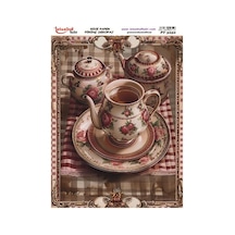Pirinç Dekopaj Kağıdı 30x42cm Pt-3252 Çay Kahve Fincan