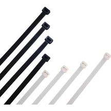 Zenith Kablo Bağı-Cırt Kelepçe 3.6X370 Siyah Beyaz 100 Lü Paket Beyaz