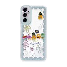 Newface - 290 - Samsung Galaxy A15 4g Kılıf Sweet Desenli Silikon Kapak - - Edntrend - Açık Mavi