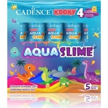 Kooky Aqua Slime Dinazor Dünyası Seti 5x90ml