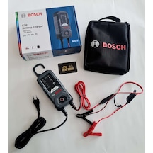 Akü Şarj Cihazı Bosch - 6v 12v Motosiklet Araba Agm Pil Akü