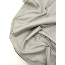 Pastel Çağla Yeşili Renkte Enine Esnek İnce Yumuşak Pamuk Saten Gömleklik Dokuma Kumaş Elbiselik & Eteklik En: 125cm-12441