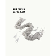 3x3 Led Işık Perdesi Şelale Model İç Dış Mekân Dekorasyonu Çok Renkli