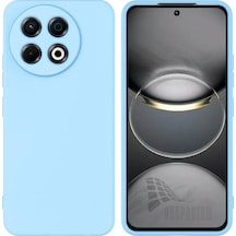 Tecno Spark 30 Pro Uyumlu Silikon Kılıf - Kamera Korumalı Esnek Pastel Renk Kapak - Mavi