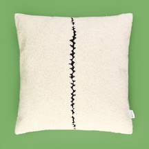 Soft Ravina Kırlent - Ekru - 45x45 Cm Çok Renkli