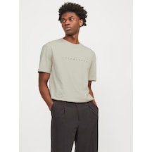 Jack & Jones JJESTAR JJ TEE Erkek  Bej Tişört