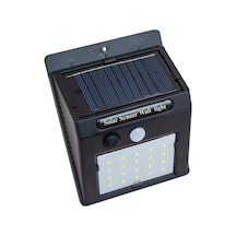 Powermaster Pm-4528 Solar Sensörlü Duvar Tipi 20 Ledli Duvar Apli