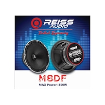 Reiss 20cm M8df Ciftti 900wat 400rms İki Adet Kapaksız