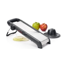 Oxo - Good Grips Profesyonel Meyve Ve Sebze Dilimleme Aleti 2.0, Japon Paslanmaz Çelik Bıçaklı, Pratik, Gri Diğer