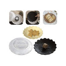Tahtakale Toptancı Silikon Epoksi Tabak Kalıbı Lotus Tabak Kalıbı Taş Tozu Çiçek Tabak Kalıbı 18x18x2.2 Cm