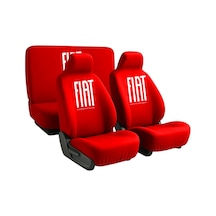 Fiat Croma İle Uyumlu Ön Arka Koltuk Kılıfı Oto Kullanımına Uygun Kırmızı