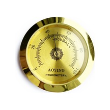 Analog Higrometre Nem Ölçer Humidor Puro Kutusu için Metal Çerçev N11.1835