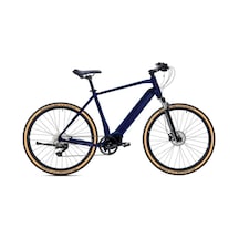 Carraro E-sportıve X Erkek Şehir Bisikleti 520h Hd 28 Jant 10 Vites Lacivert Açık Turuncu Gümüş Lacivert