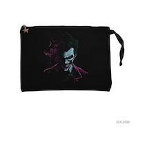 Zepplin Giyim Jokr With Bats Siyah Clutch Astarlı Cüzdan / El Çantası