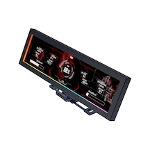 Pc İçin 8,8 İnç Evrensel Ekran - Herhangi Bir Bilgisayar Kurulumu İçin Ayarlanabilir Montaj - Özelleştirilebilir Argb Çerçevesi - Pc Sıcaklık Ekran Paneli - Lcd Ekran Ekranı - Mini Monitör