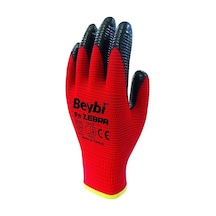Beybi Nitril Pmk Pn5 Kırmzı Siyah 10 Beden 12Li Paket (552648102)