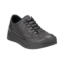 Forelli 14502-g Alegre Siyah Kadın Comfort Deri Ayakkabı 7622