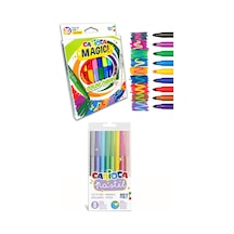 Renk Değiştiren Sihirli Kalem Ve Pastel Süper Yıkanabilir Keçeli Kalem 8'li 43032