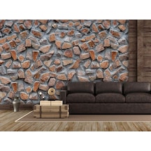 3D Boyutlu Büyük Taşlar Duvar Kağıdı (397323930)