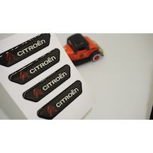 Citroen Logo C Elysee Kapı Kenarı Koruma Metalize Damla Desen 3M